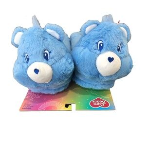 Fuzzy Babba Womens Plush Head Care Bears Slippers